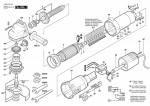 Bosch 0 602 HF0 021 GR.57 Angle Grinder Spare Parts